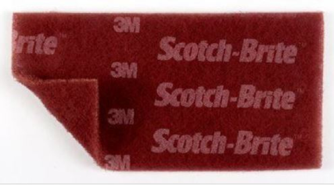 Handschleif-Pads 3M Scotch Brite very fine rot